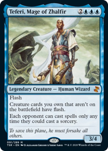 MTG TEFERI, MAGO DI ZHALFIR - TEFERI, MAGE OF ZHALFIR - MAGIC - TSR - MINT - ITA