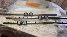 Rexroth Linearf&uuml;hrung 3 St&uuml;ck mit Kugelf&uuml;hrungswagen Gr&ouml;&szlig;e 20, R166589320