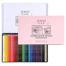 Watercolor Pencils Sets 36 Counts Soft Core Professional Artist Water