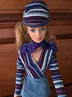 VINTAGE Corduroy Cool Barbie Doll - w Accessories 90s Y2K Fashion Good Condition