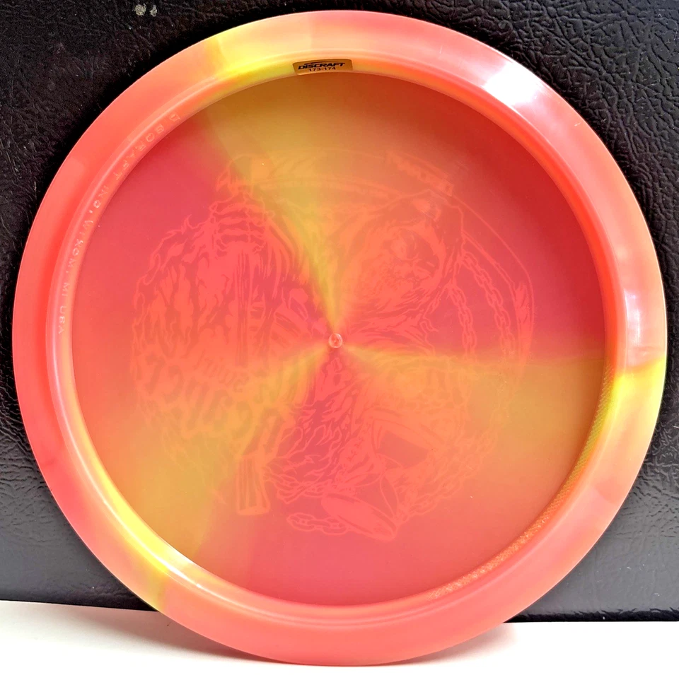 Discraft Z Swirl Reaper 177g – 2023 Ledgestone Edition – Pink – FLAT – New 💀🌪️ - Image 2 of 3