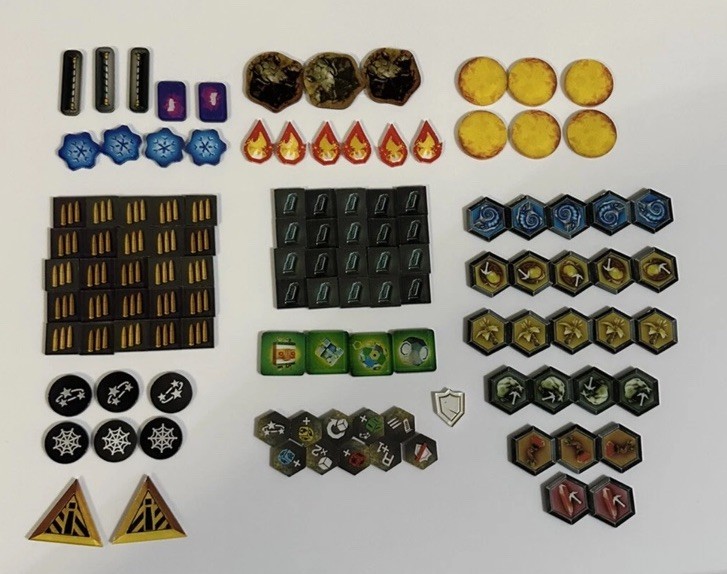 Deep Rock Galactic Board Game 116 Plastic Tokens Pieces🌟🌸🌟🌸