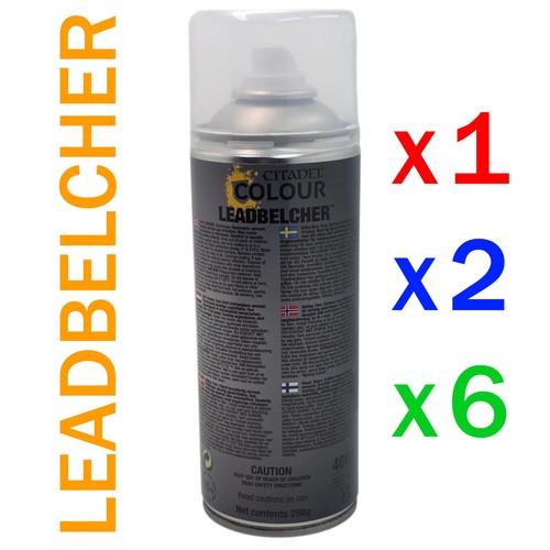 Citadel LEADBELCHER Spray Warhammer 40K Primer Layer Paint AoS Games Workshop