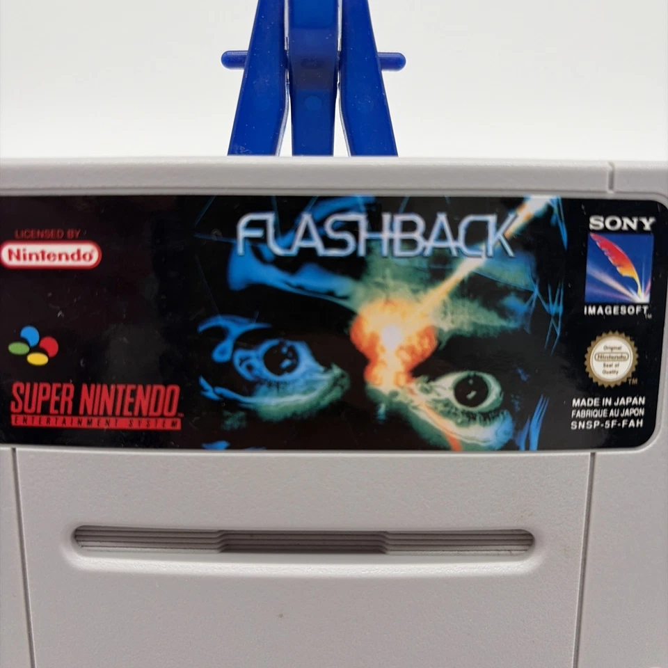 Flashback Super Nintendo SNES Sony Imagesoft Cartouche Vintage Action - Photo 2/4