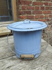 Seau d'aisance pot de chambre émaillé