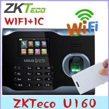 ZkTeco U160 WiFi IC TCP/IP Fingerprint Time Attendance Time Clock Time Recorder