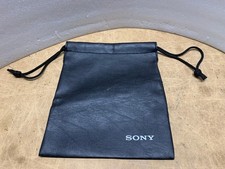 SONY VINYL DRAWSTRING HEADPHONES/ACCESSORIES BAG- MAKE OFFER 