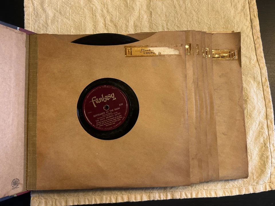 Dave Brubeck Fantasy 78RPM Lot - Early 500 Series – 13 Records – Jazz Collection - Image 4 of 4