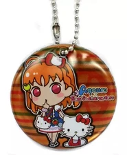 Key chain/mascot (character) Chika Takami & Hello Kitty "Puchiguru Love Live! x