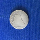 18390 and 1840 No Drapery Seated Liberty dimes having AG details.