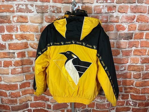 vintage 90s Pittsburgh Penguins Pro Player puffer jacket - fits L/XL - starter - Picture 2 of 9