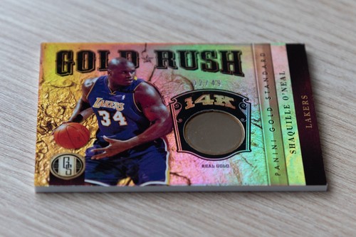 2011-12 Panini Gold Standard Shaquille O'neal Gold Rush 14K 02/49 !!! - Picture 4 of 4