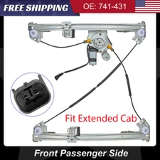 For Ford F150 Extended Cab Front Window Regulator w/ Motor Front Passenger Side