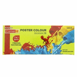 Camel Poster Color 3in1 12 Shades Made with high quality  (8901425075197)