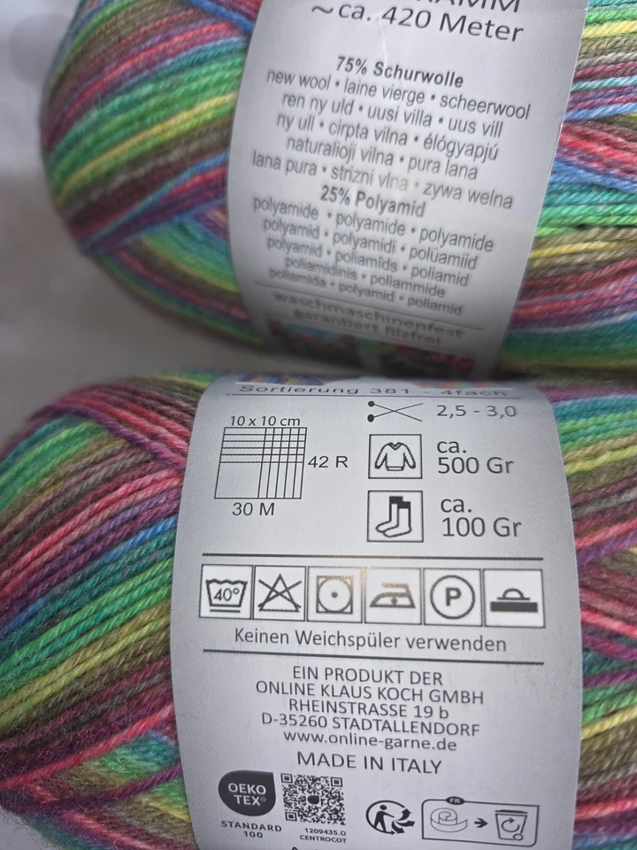 ONLINE KK ONline Supersocke Color 3138 200 Gramm