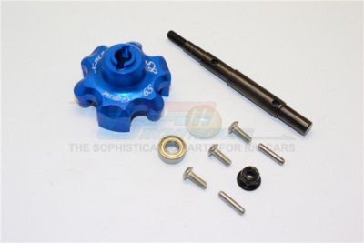 GPM Racing Aluminum Cush Drive Housing W/ Shaft - For Traxxas X-Maxx TXM8035S-B