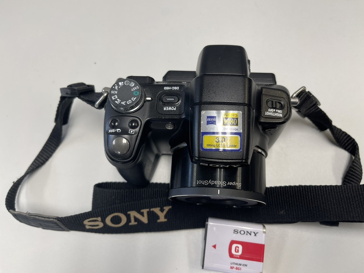 Sony Cyber-Shot DSC-H50 9.1MP Digital Camera - Black 27242728981| eBay
