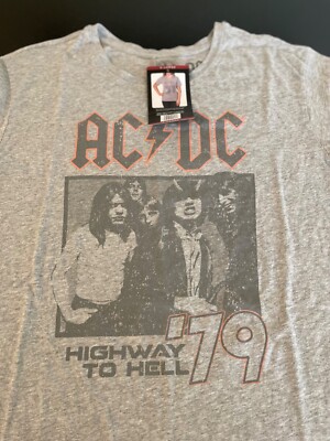 AC/DC Highway To Hell  79 Womens T-Shirt - Size: XL - NWT