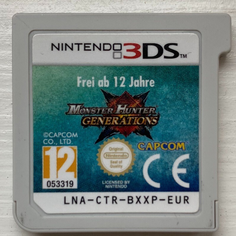 Monster Hunter Generations Nintendo 3DS Gebraucht NUR MODUL 45496473259