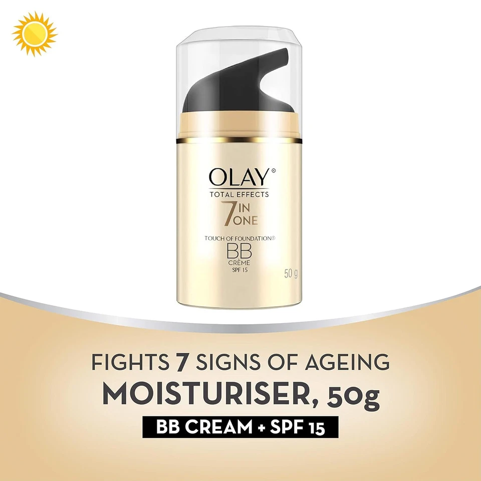 Olay Total Effects 7 In 1 Touch Foundation BB Cream Spf 15 For Face 50g - Image 4 of 4