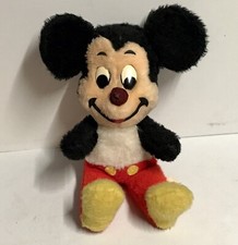 Vintage Walt Disney Characters Stuffed Plush Mickey Mouse California Toys 15"
