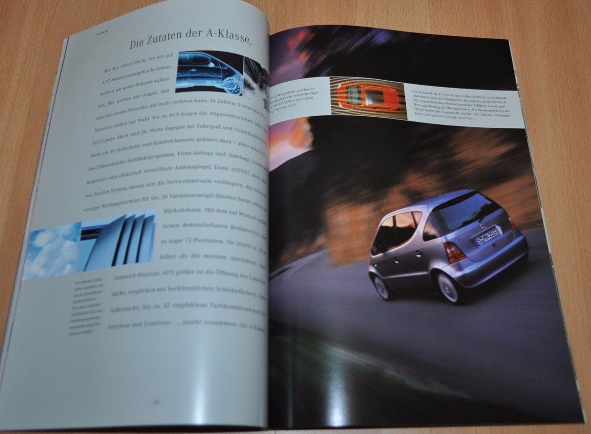 ◆タチカワ◆ウッドブラインド◆W168×H106◆O-2511BL3◆ Mercedes Benz A-Class W168 Brochure Prospekt 0599 | eBay