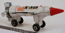 THUNDERBIRDS 1 Vintage YOT Toys USA Rocket Ship on Wheels