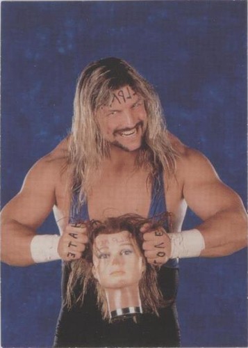 Al Snow Head Signed 1999 WWF Trading Card Smackdown Chrome #11 WWE
