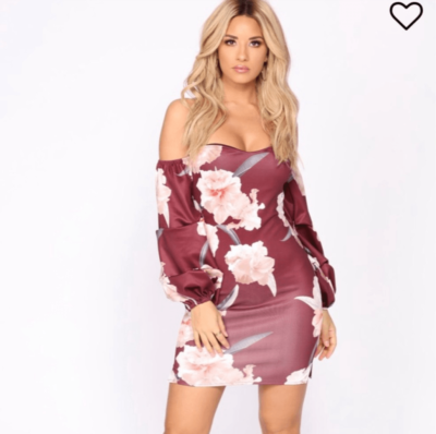 Fashion Nova Off Shoulder Floral Mini Dress | eBay Fashion Nova Off Shoulder Floral Mini Dress | eBay