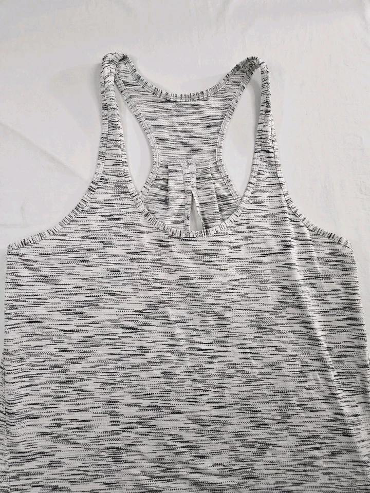 Camiseta sin mangas Lululemon para mujer talla mediana blanca Salute the Sun Tiger Space Dye M Foto 3 de 4