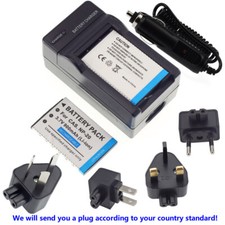 2x Battery +Charger kit for Casio NP-20 EXILIM EX-S500 S770 EX-Z4 EX-S-500 S-770