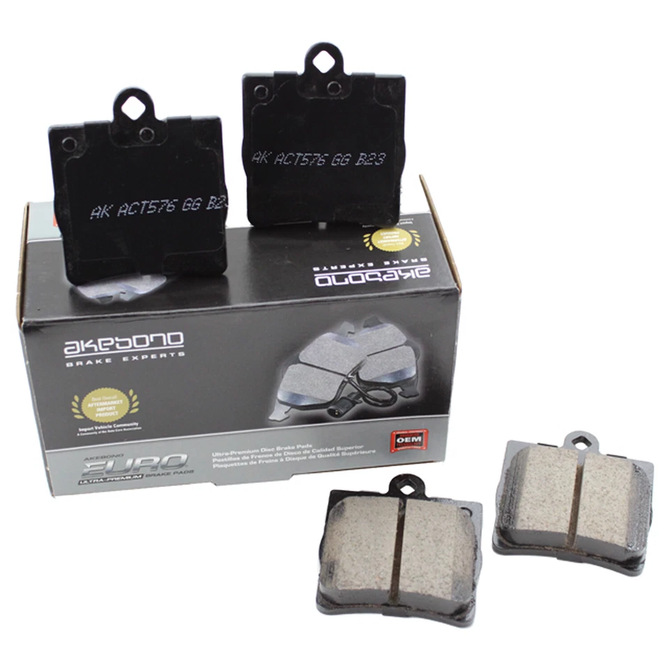 Задние дисковые тормозные колодки Akebono евро для Mercedes C230 C240 SLK230 SLK300 SLK320 - Изображение 3 из 4