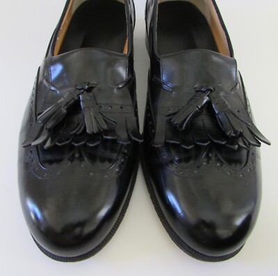 Salvatore Ferragamo ‘Lucas’ Kiltie Loafer Black 12 Salvatore Ferragamo LUCAS Wing Tip Black Leather Tasseled  main image 2