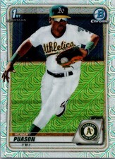 2020 Bowman #BCP-145a Robert Puason Chrome Prospects Mojo Refractor Base