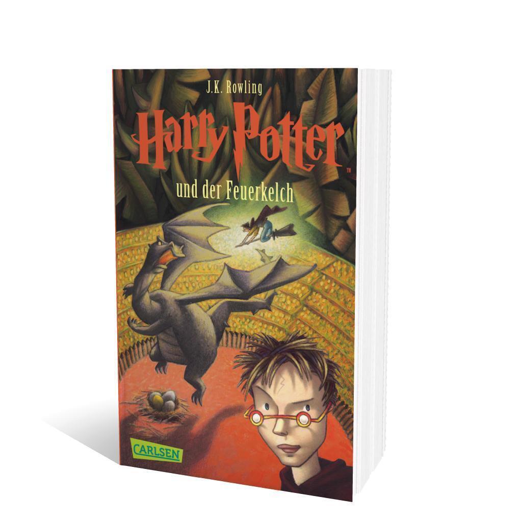 Thumbnail - Harry Potter 4 Und Der Feuerkelch. Taschenbuch Joanne K. Rowling
