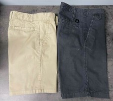 EUC Lot of 2 Boys Calvin Klein, Cat  Jack Size 10 Khaki, Gre Shorts