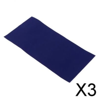 MARKENLOS 3X Selbstklebender Reparatur Aufkleber Polyester Flicken für Daunenjacke Marine