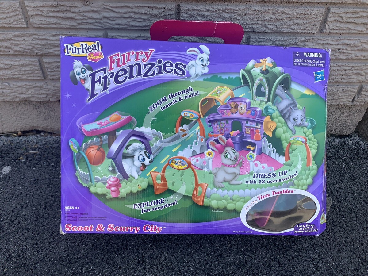 Complete 2010 Hasbro FurReal Furry Frenzies Scoot & Scurry City