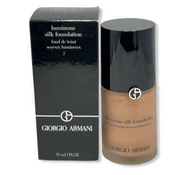 Giorgio Armani Luminous Silk Foundation *7* 30ml/1fl.oz. New In Box 