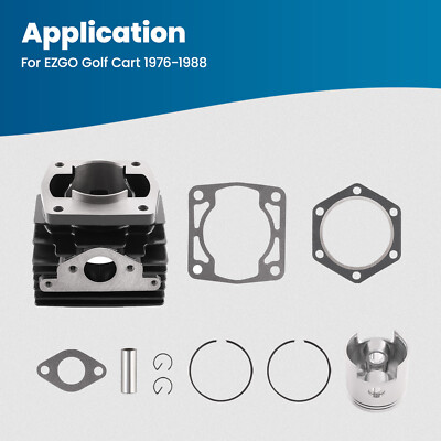 Motor Cylinder Kit for EZGO Golf Cart 244cc 2 Cycle Engine 1976