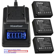 Kastar Battery LCD Quick Charger for Leica BP-DC15  Leica D-Lux Type 109 Camera
