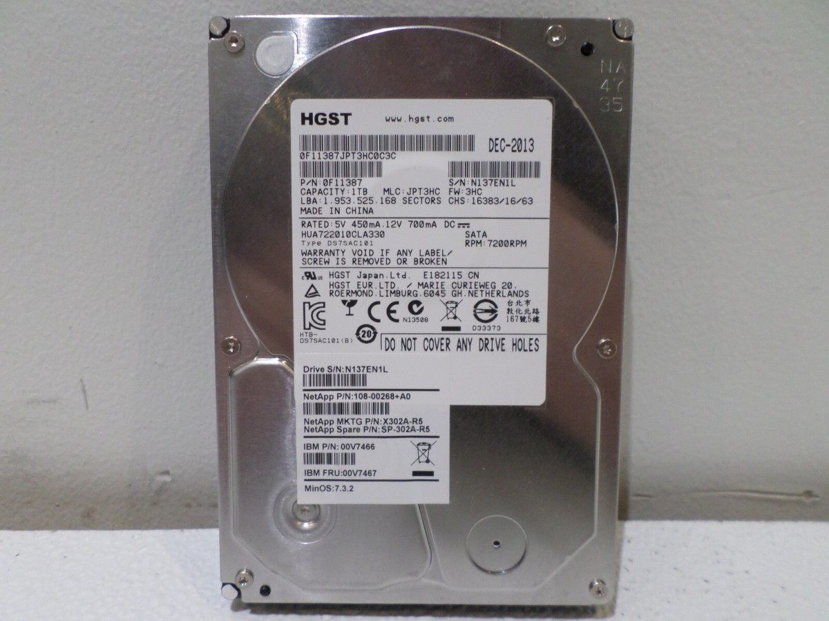 外付けハードディスク・ドライブ Hitachi 1TB new SATA 6.0 HITACHI HUA722010CLA330 0F11387 1TB SATA 7.2K 3.5'' Hard Drive