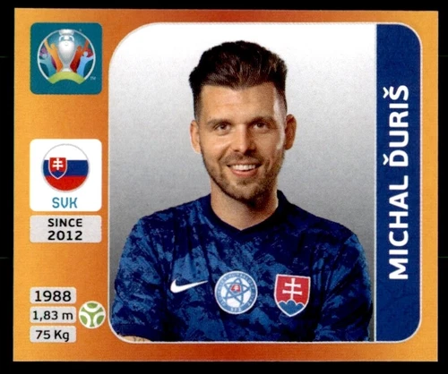 Panini Euro 2020 - Michal Duris Slovakia No. 512