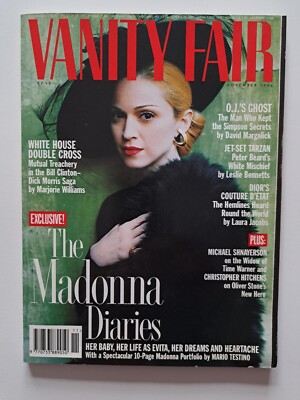 Vanity Fair Magazine November 1996 Madonna Cover Evita UK
