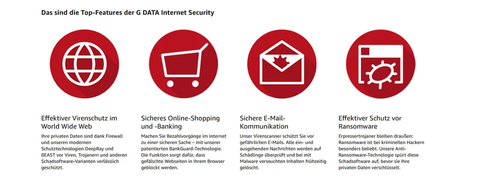 G DATA Internet Securit 2024- 1-10 PC 1-2 Jahre zukünftige Updates inklusive - Bild 2 von 4