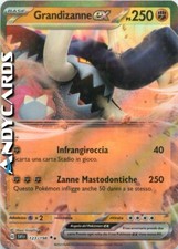 GRANDIZANNE ex 123/198• Rara Holo Foil • Scarlatto e Violetto SV POKEMON