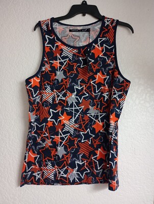 E+A Printed Men's Tank Top Size Medium 