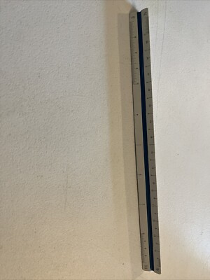 Vintage Staedtler-Mars 987 18-31 Architect Ruler w/ Sleeve - Made in Japan