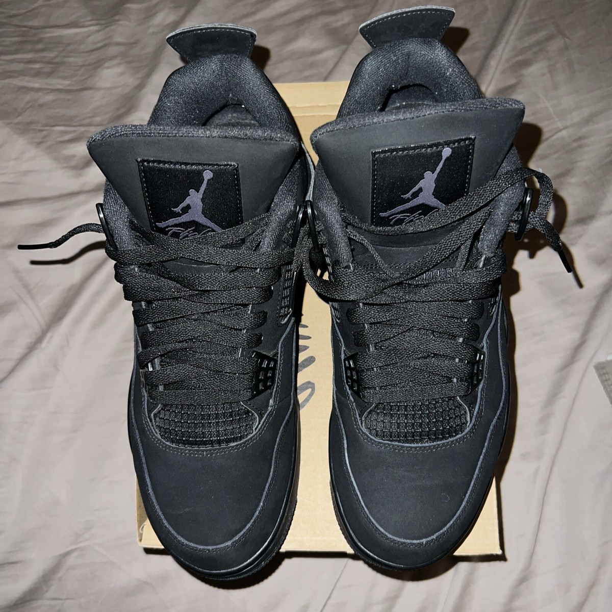 Jordan 4 Retro Mid Black Cat Sz 12M | eBay
