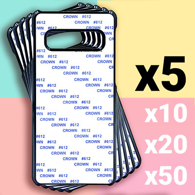 Großhandel leere Hülle Abdeckung Bulk Heat Sublimation für Samsung S10 S9+ S8 S7 S6